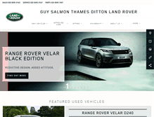 Tablet Screenshot of guysalmon.thamesditton.landrover.co.uk