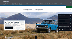 Desktop Screenshot of landrover.nl