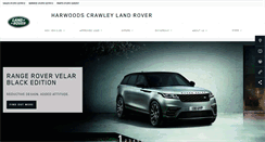 Desktop Screenshot of harwoods.crawley.landrover.co.uk