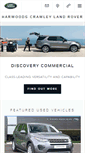 Mobile Screenshot of harwoods.crawley.landrover.co.uk