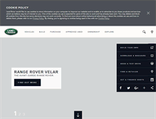 Tablet Screenshot of landrover.co.uk