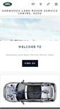 Mobile Screenshot of harwoods.hove.landrover.co.uk