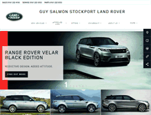 Tablet Screenshot of guysalmon.stockport.landrover.co.uk