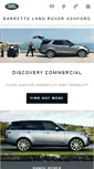 Mobile Screenshot of barretts.ashford.landrover.co.uk