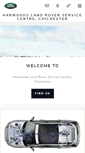Mobile Screenshot of harwoods.chichester.landrover.co.uk