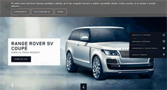 Desktop Screenshot of landrover.si