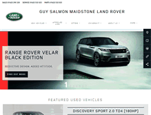 Tablet Screenshot of guysalmon.maidstone.landrover.co.uk