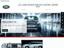 Tablet Screenshot of jlc.hernehill.landrover.co.uk