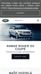 Mobile Screenshot of landrover.sk